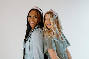 Blushing Knotted Headband