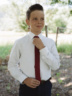 Plum Boys Tie