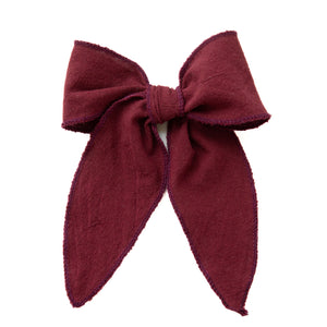 Plum Darling Hair Bow Darling Hair Bow 4"x5"