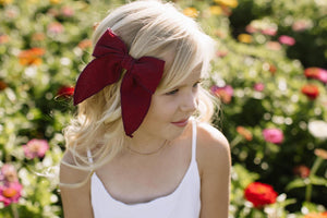 Plum Darling Hair Bow Darling Hair Bow 4"x5"