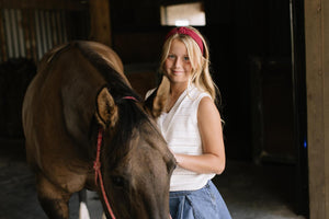 Plum Knotted Headband Headband 1.5" Thick