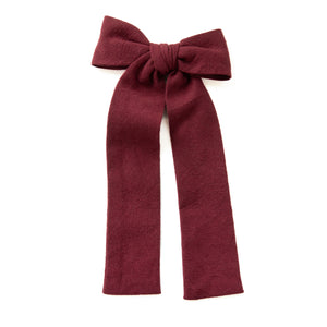 Plum Lady Hair Bow Lady Hair Bow 4"x7.5"