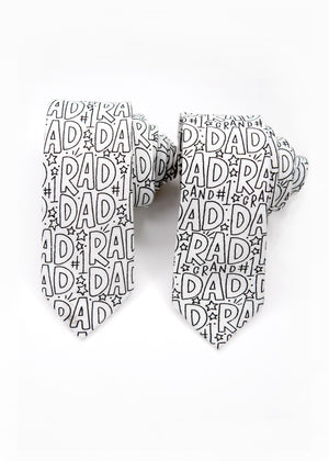 Rad GRAND Dad Coloring Tie  *markers sold separately