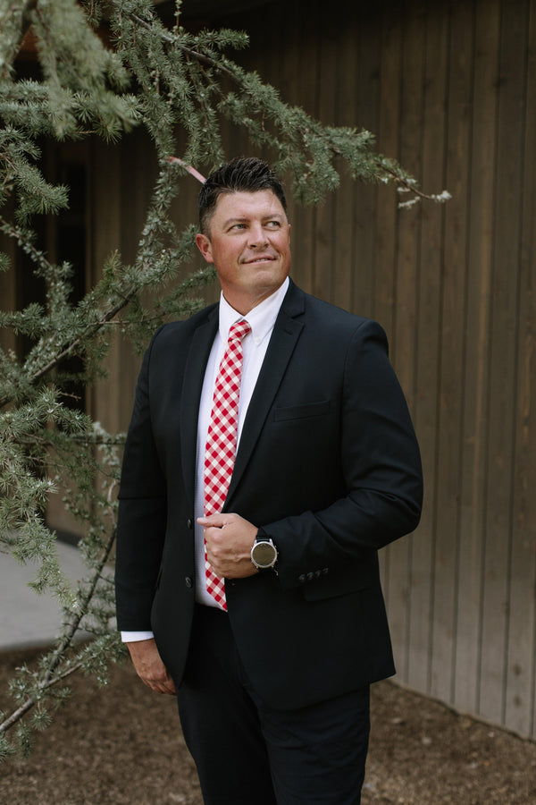 Red Ryder Men's Tie Mens Modern - 2.5" wide x 58" long