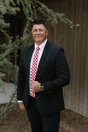 Red Ryder Men's Tie Mens Modern - 2.5" wide x 58" long