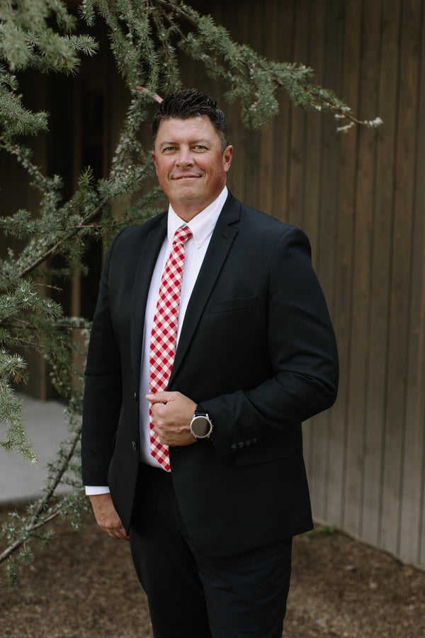 Red Ryder Men's Tie Mens Modern - 2.5" wide x 58" long