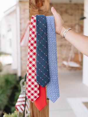 Boston Men's Tie Mens Modern - 2.5" wide x 58" long