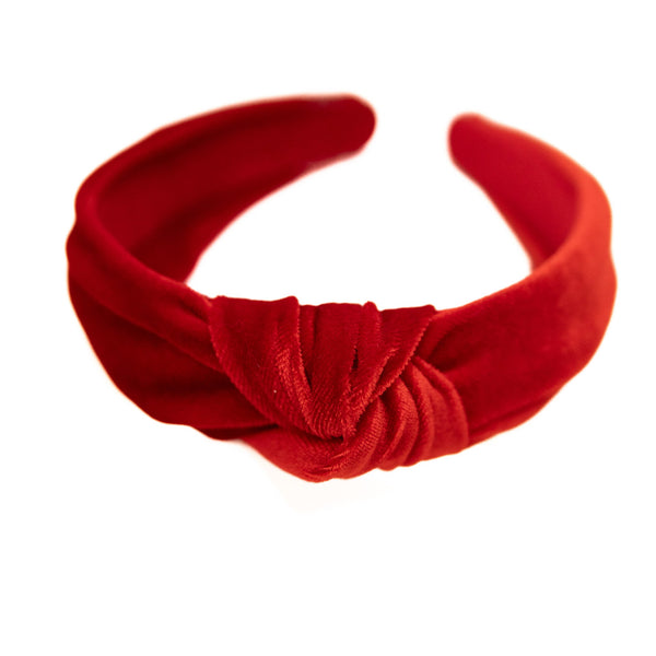 Red Velvet Women's Knotted Headband