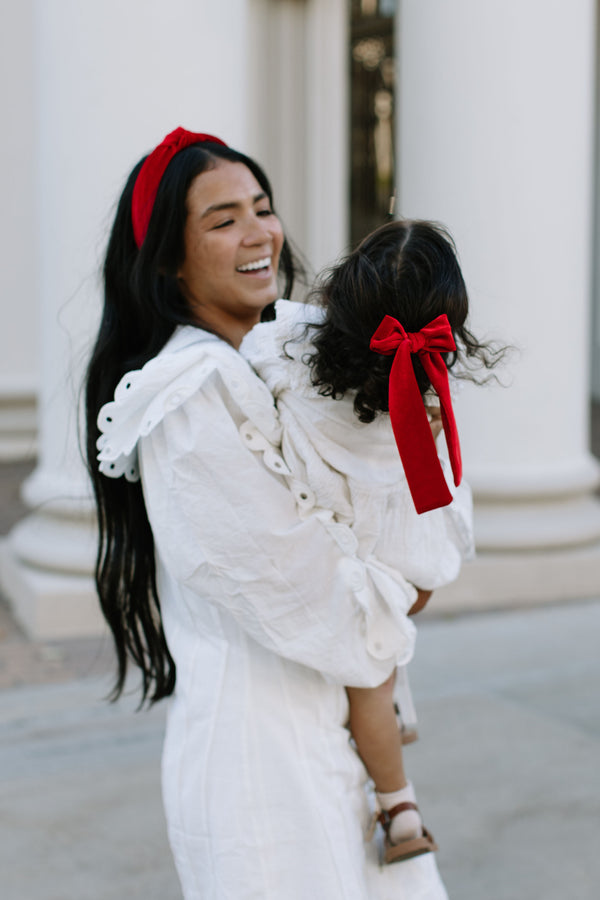 Red Velvet Women's Knotted Headband