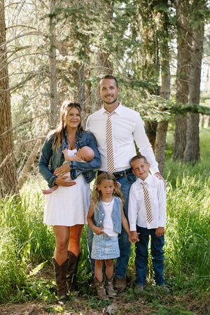 Russet Stripe Men's Tie