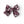 Sangria Floral - Petite Hair Bow