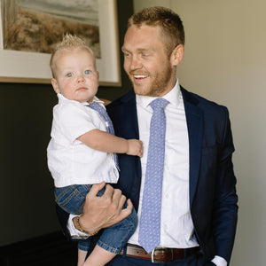 Sawyer Men's Tie Mens Modern - 2.5" wide x 58" long