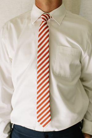 Scarlet Stripe Men's Tie