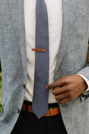 See the Good  - Wooden Tie Clip