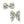 Spring Weave - Dog Collar Bow Ties & Bows