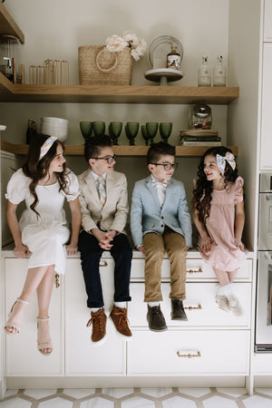 Springtime Plaid Knotted Headband