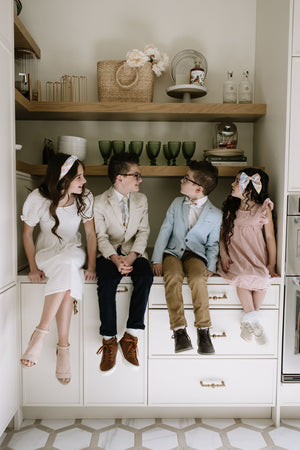 Springtime Plaid Boys Tie