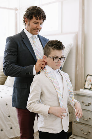 Springtime Plaid Youth Tie