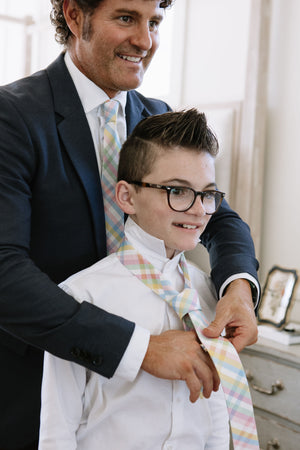 Springtime Plaid Youth Tie