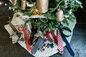 Spruce Plaid Petite Hair Bow