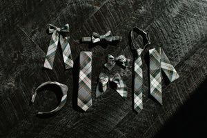 Spruce Plaid Petite Hair Bow