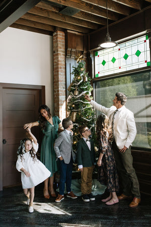 Spruce Plaid Knotted Headband