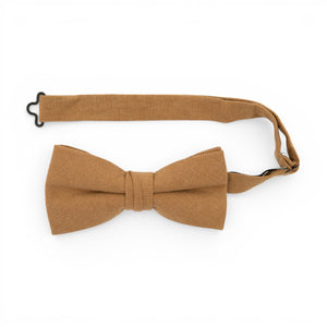 Boon Ties Tan Saddle - Men's Pre-tied Bow Tie
