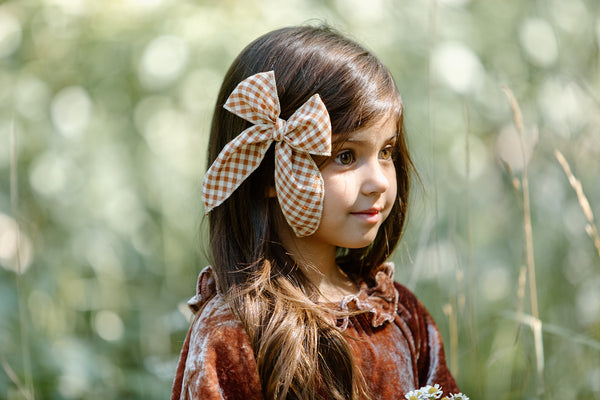 Toffee Darling Hair Bow for Girls