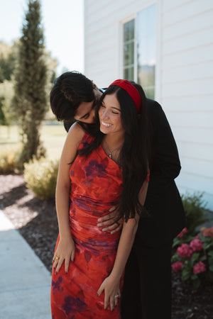 Truest Red Knotted Headband