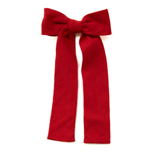 Truest Red Lady Hair Bow Lady Hair Bow 4"x7.5"