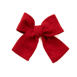 Truest Red Petite Hair Bow Petite Hair Bow 2"x3"