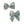 Versailles Floral - Dog Collar Bow Ties & Bows
