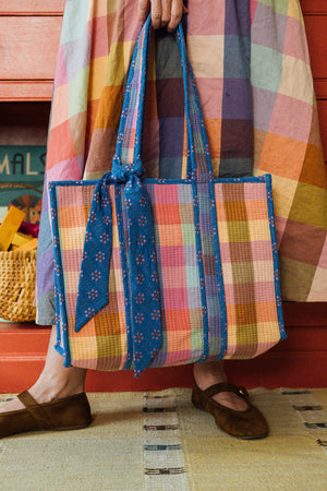 Whimsy Plaid - Woven Bag