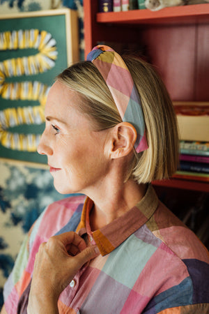 Whimsy Plaid - Knotted Headband