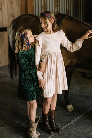 Whistler Plaid Lady Hair Bow Lady Hair Bow 4“x7.5”