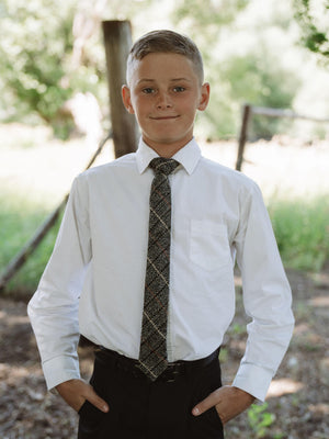 Winston Tweed Boys Tie