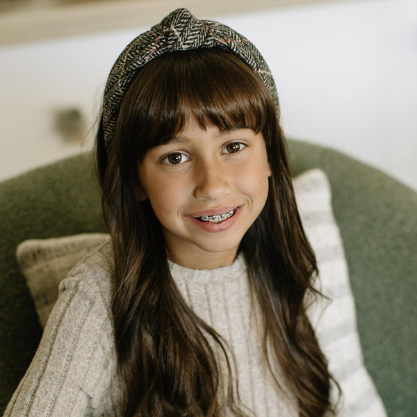 Winston Tweed Knotted Headband Headband 1.5" Thick