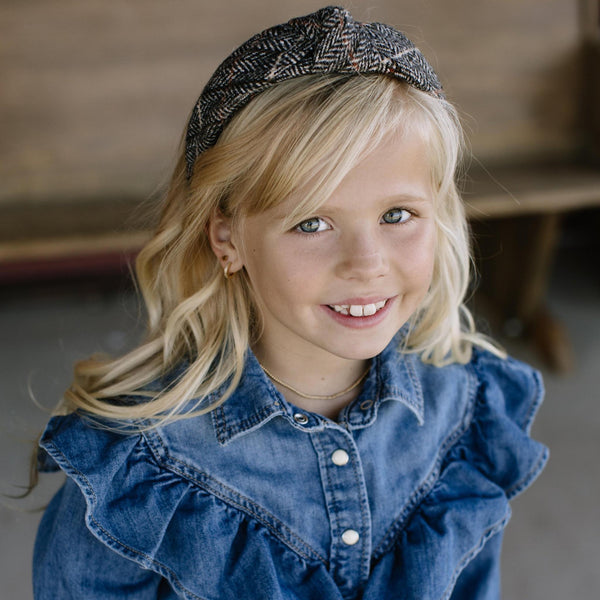 Winston Tweed Knotted Headband Headband 1.5" Thick