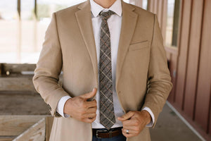 Winston Tweed Men's Tie Mens Modern - 2.5" wide x 58" long