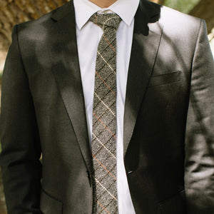 Winston Tweed Men's Tie Mens Modern - 2.5" wide x 58" long