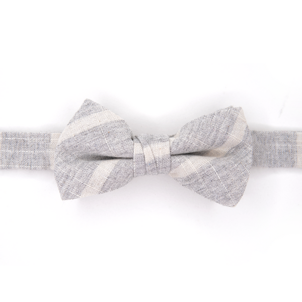 Cloudy Stripe Bow Tie for Boys