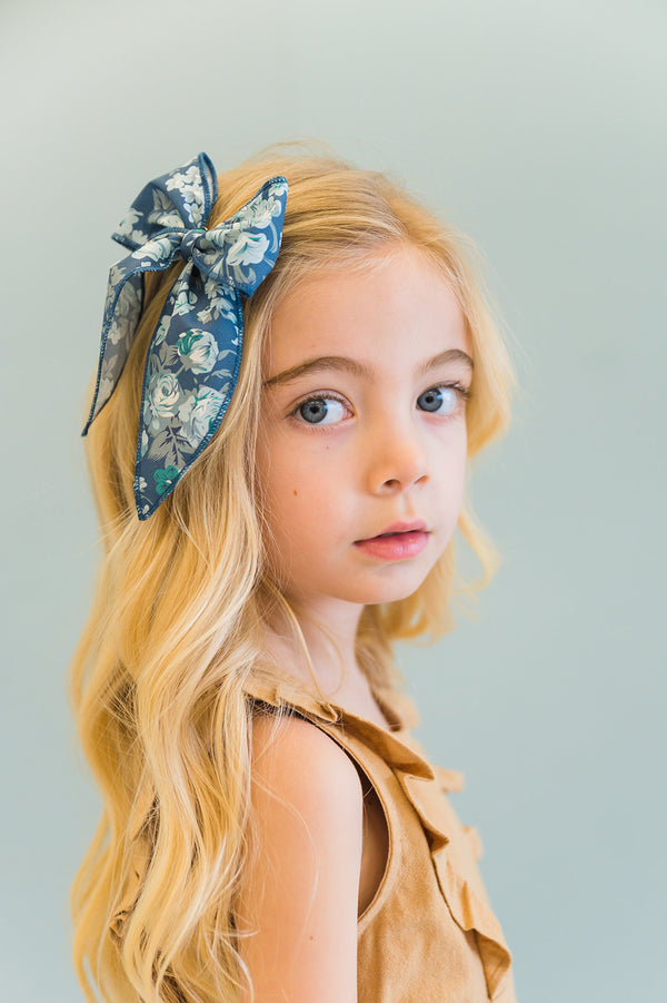 Isle of Palms Hair Bow for Girls - Large