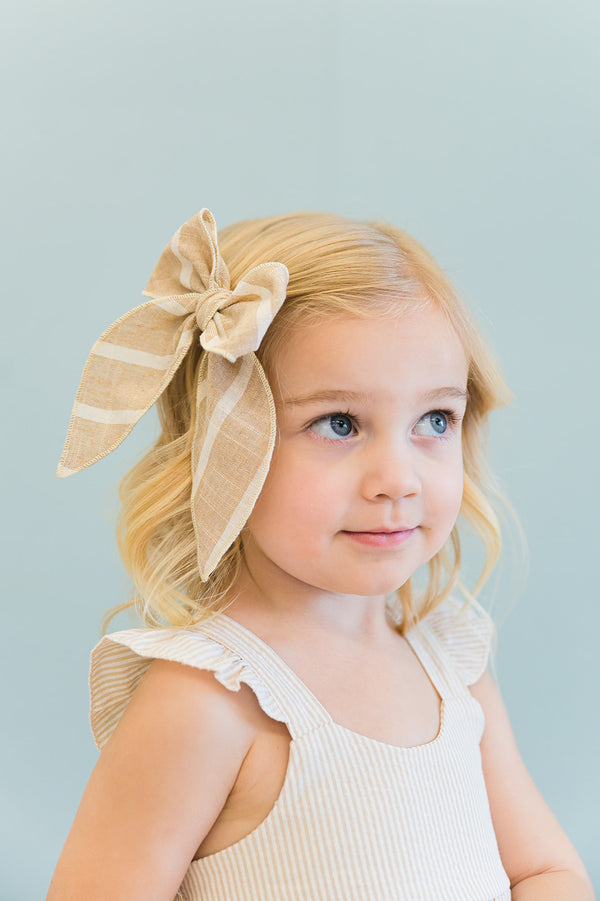 La Jolla Hair Bow for Girls - Large