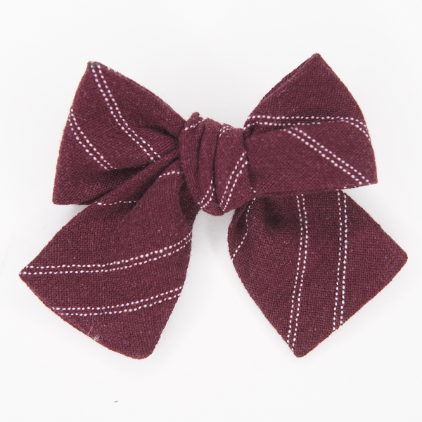 Sangria Hair Bow for Girls - Small