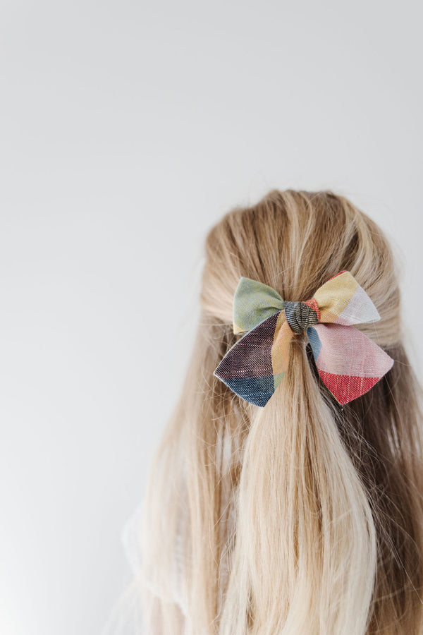 Rubik Cube Hair Bow for Girls - Large – Boon Ties